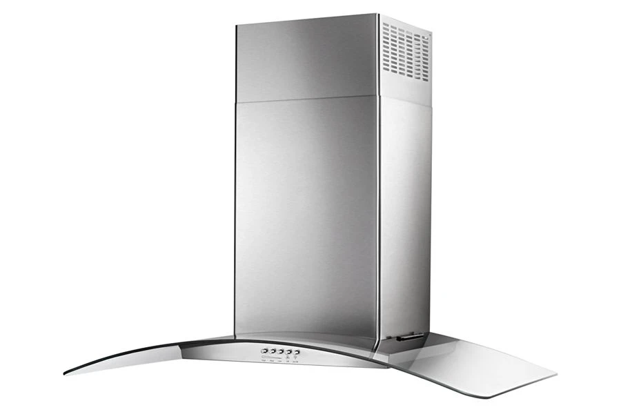 30" Concave Glass Wall Mount Range Hood WVW51UC0FS