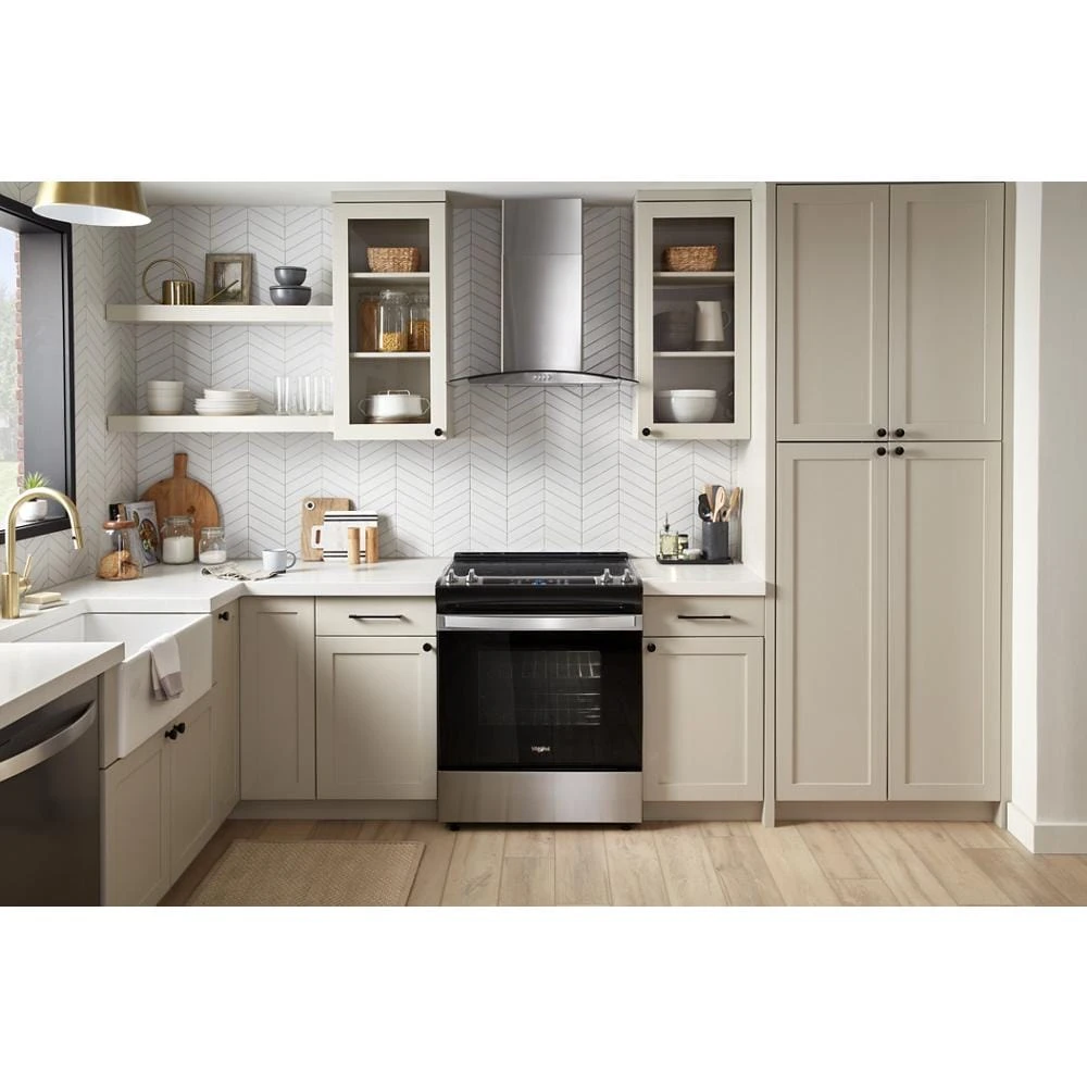 30" Curved Glass Wall Mount Range Hood view 23