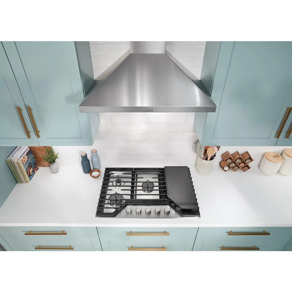 30" Curved Glass Wall Mount Range Hood view 25