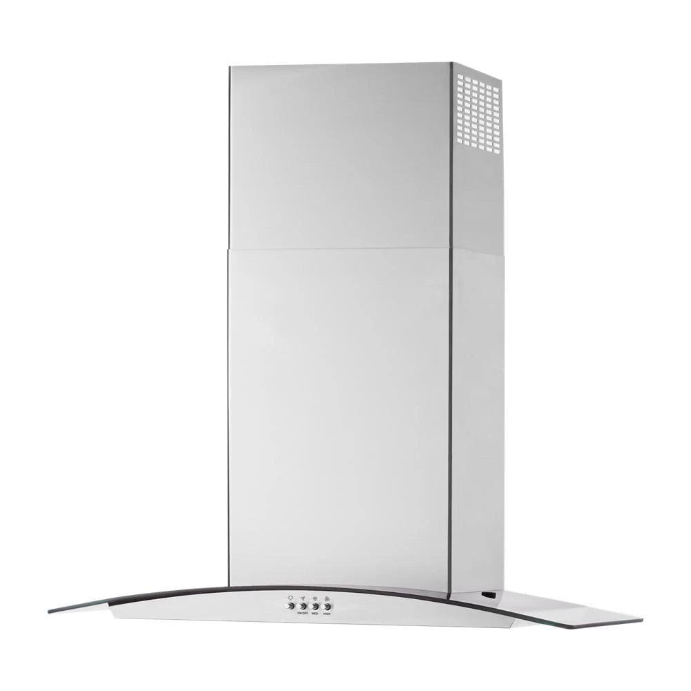 30" Curved Glass Wall Mount Range Hood view 28