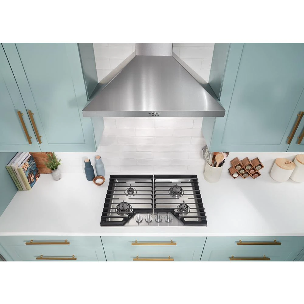 30" Curved Glass Wall Mount Range Hood view 27