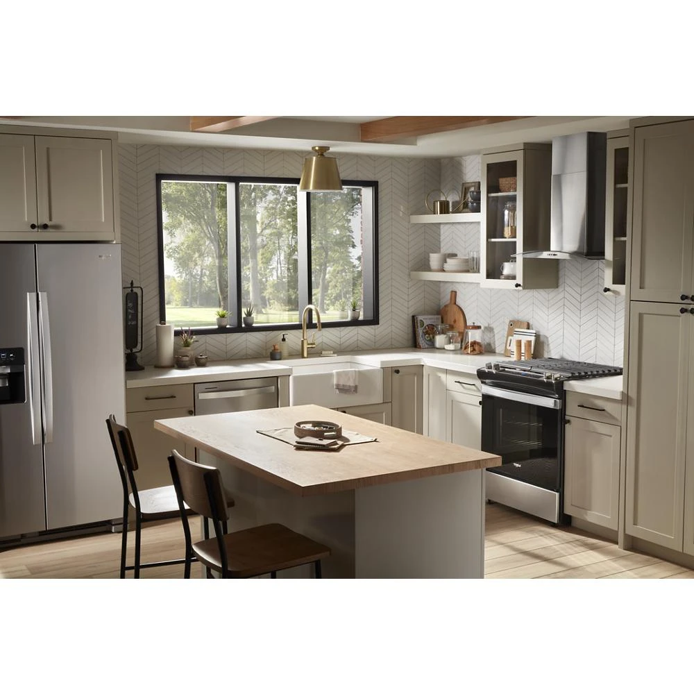 30" Curved Glass Wall Mount Range Hood view 2