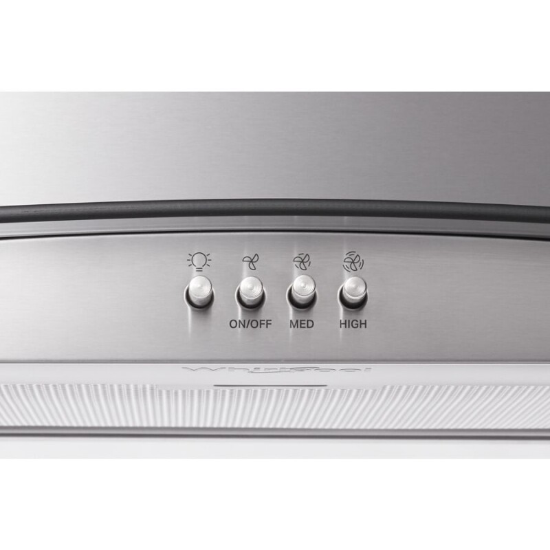 30" Curved Glass Wall Mount Range Hood WVW51UC0LS