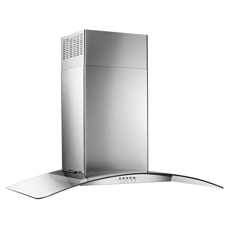 36" Concave Glass Wall Mount Range Hood WVW51UC6FS