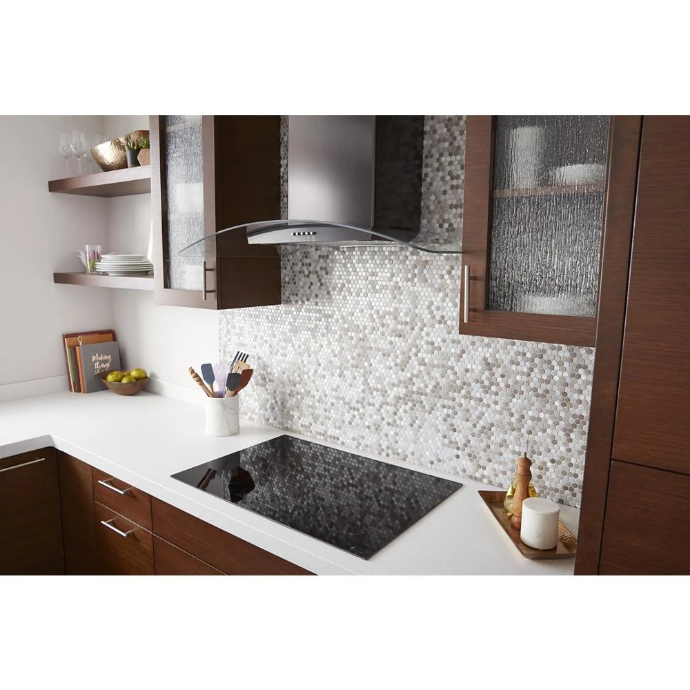 36" Concave Glass Wall Mount Range Hood WVW51UC6HV