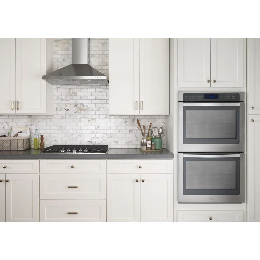 30" Contemporary Wall Mount Range Hood WVW53UC0FS, product image 3 of 6