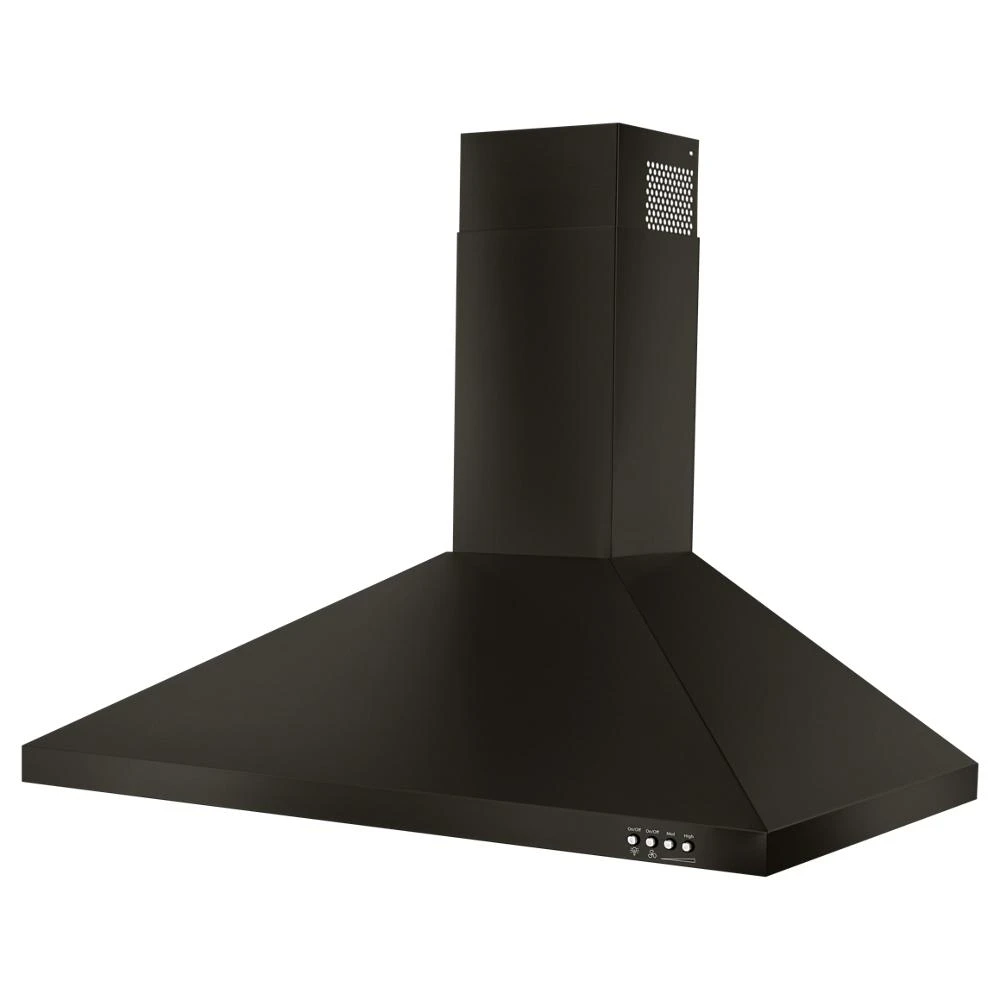 30" Contemporary Black Stainless Wall Mount Range Hood view 9