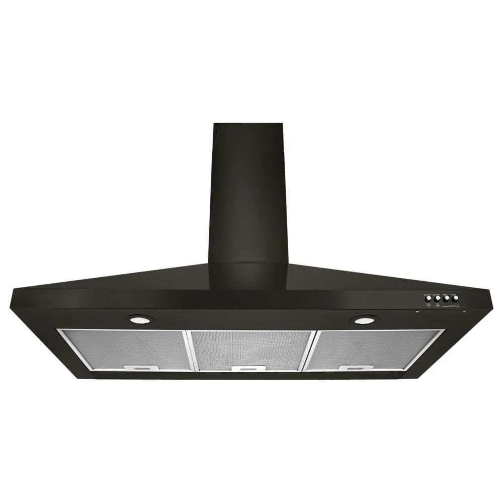 30" Contemporary Black Stainless Wall Mount Range Hood view 10