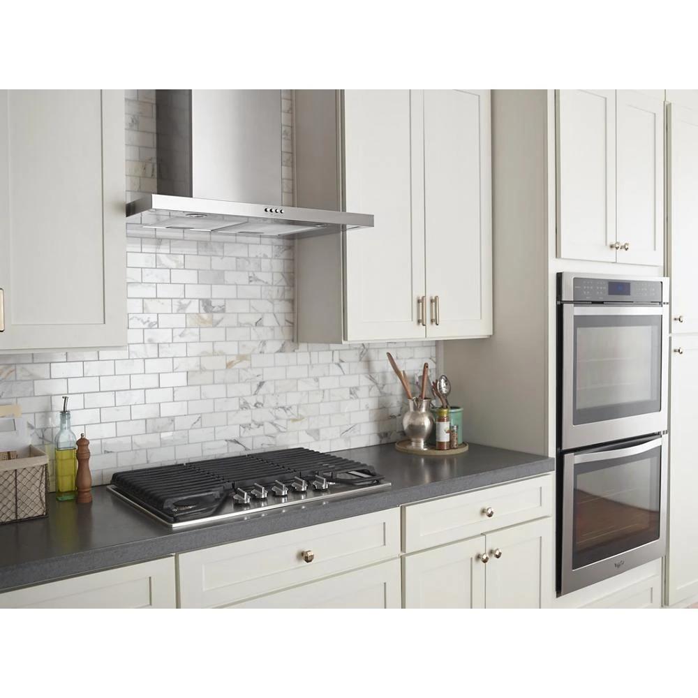 30" Stainless Steel Wall Mount Flat Range Hood view 7