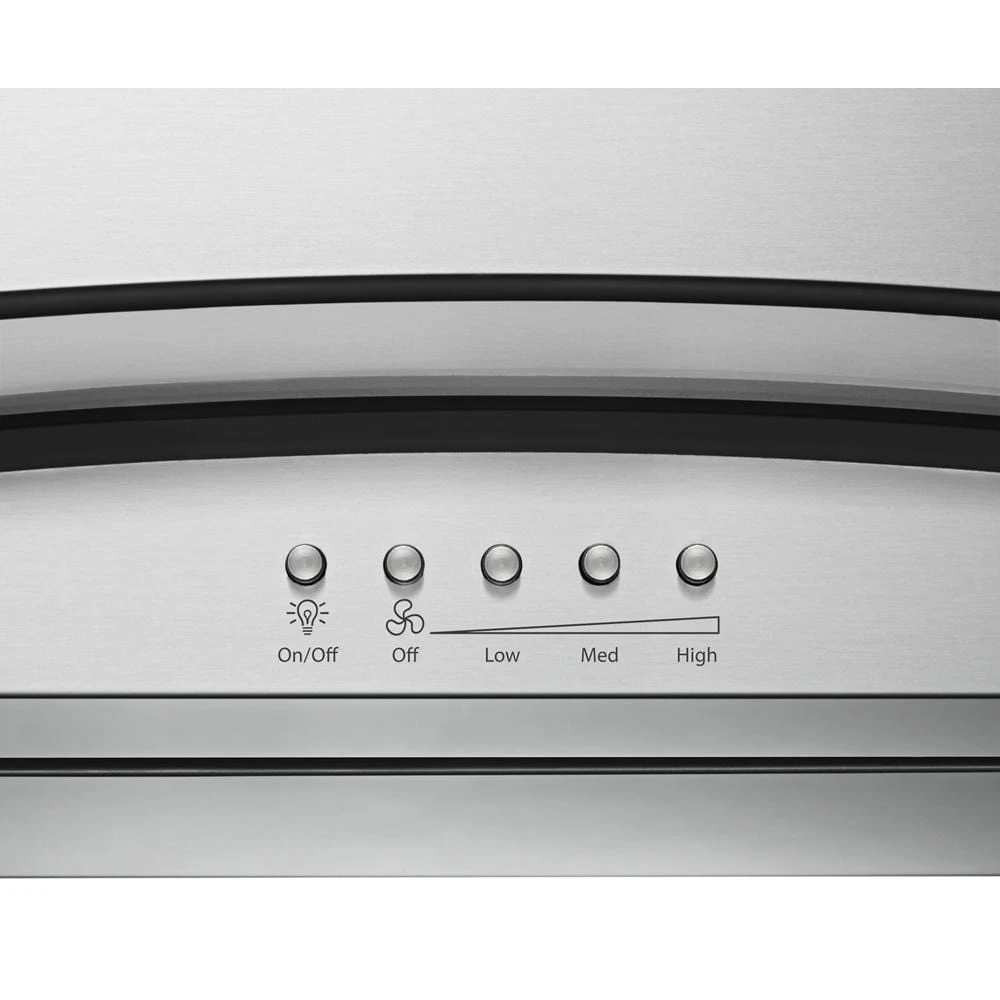 30" Modern Glass Wall Mount Range Hood view 5
