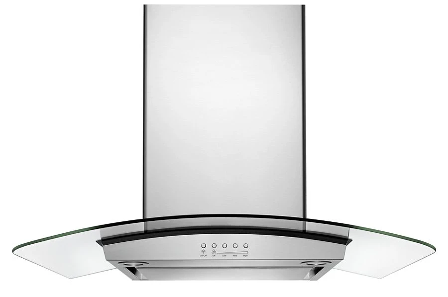 30" Modern Glass Wall Mount Range Hood WVW75UC0DS