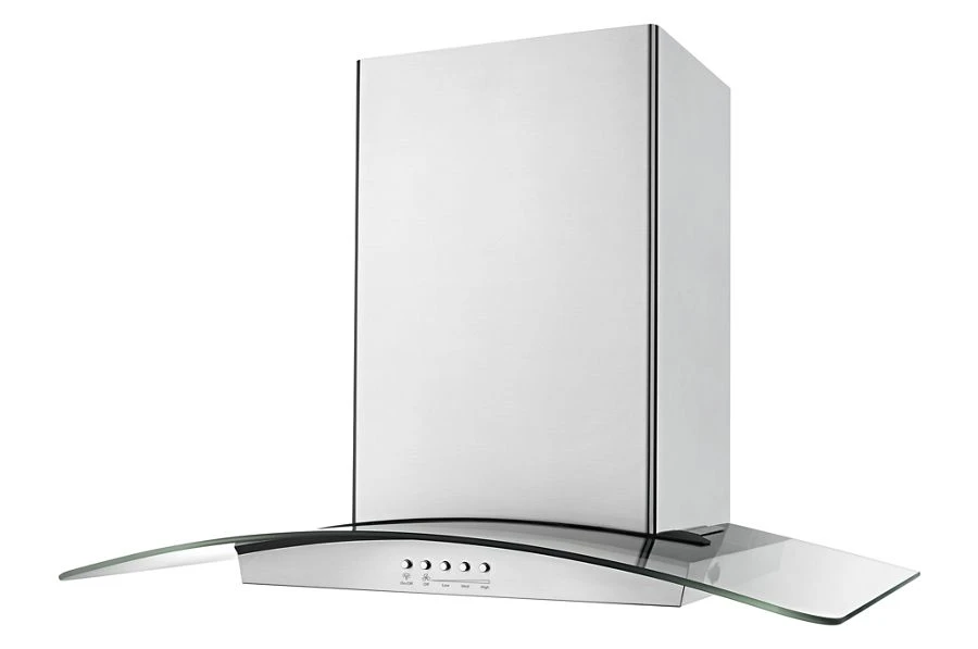 30" Modern Glass Wall Mount Range Hood WVW75UC0DS