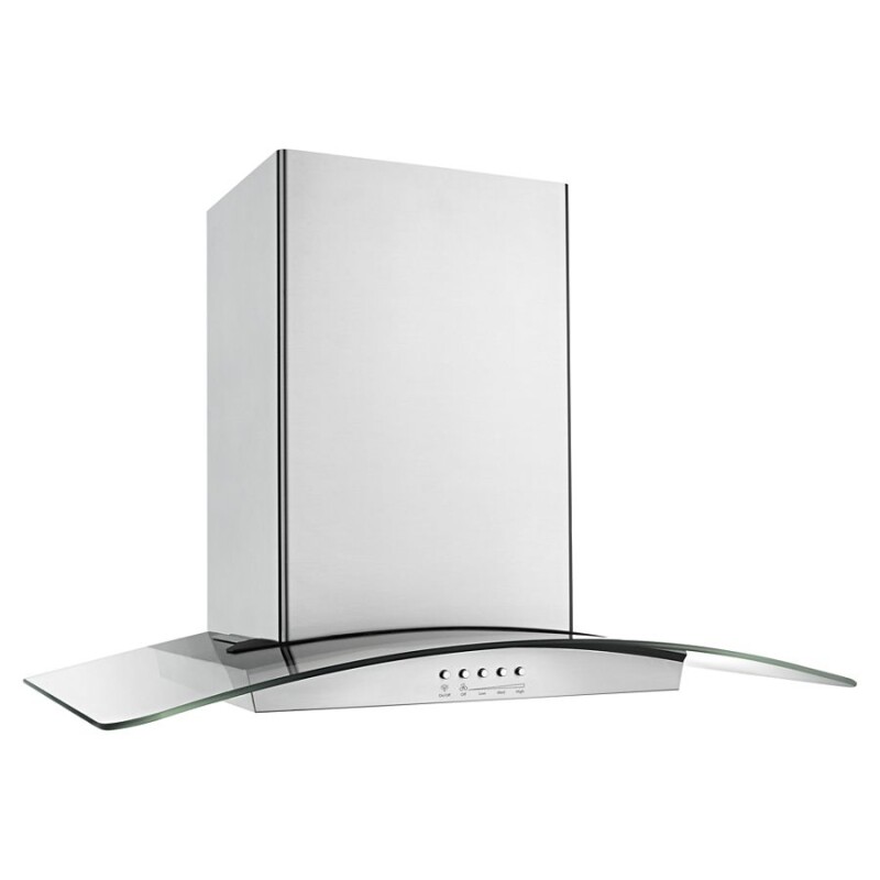 30" Modern Glass Wall Mount Range Hood WVW75UC0DS