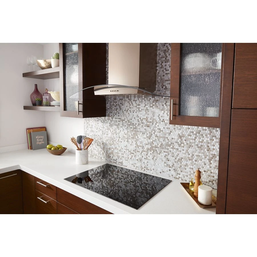 36" Modern Glass Wall Mount Range Hood WVWA5UC6HN, product image 2 of 3