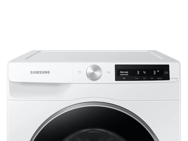 2.5 cu. ft. Compact Front Load Washer with AI Smart Dial and Super Speed Wash in White WW25B6900AWA2