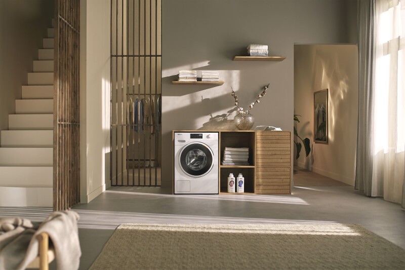 24" W1 Series Front Load Washer (Lotus White) WWD160WCSLW