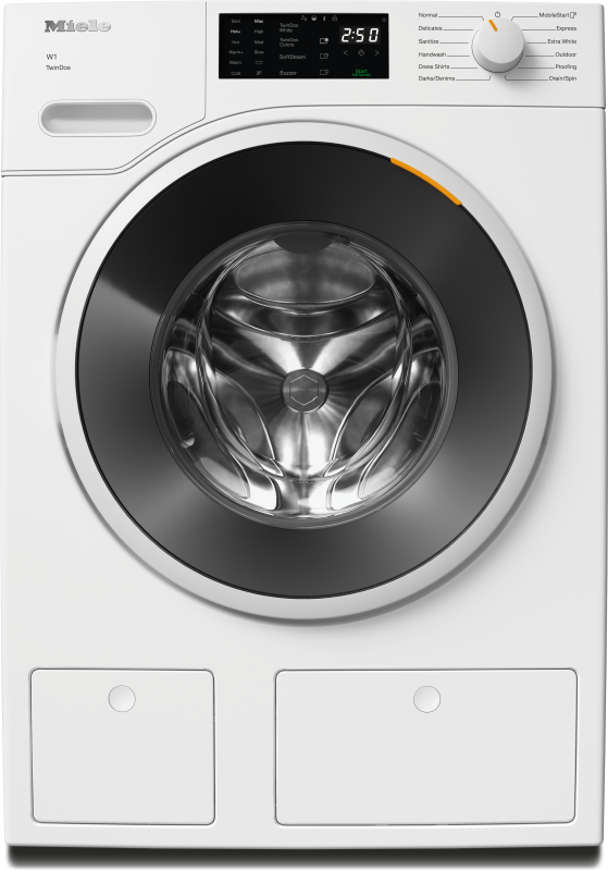 24" W1 Series TDos Front Load Washer(Lotus White) WWD660WCSLW