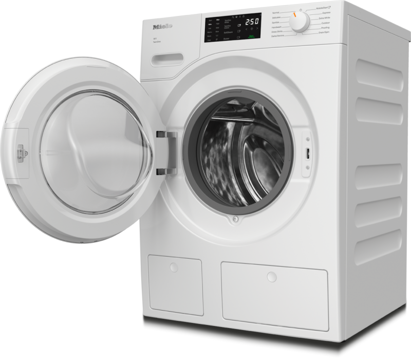 W1 front‑loading washing machine: With TwinDos and Miele@home for smart laundry care and maximum convenience. WWD660WCSTDOS