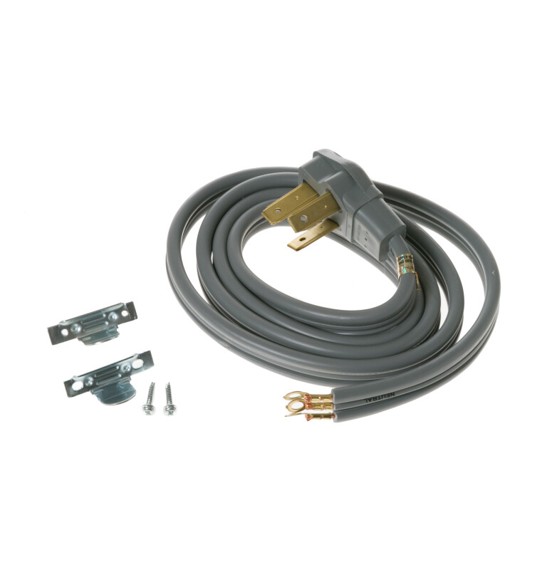 6' 40amp 3 wire range cord WX09X10008, product image 2 of 3