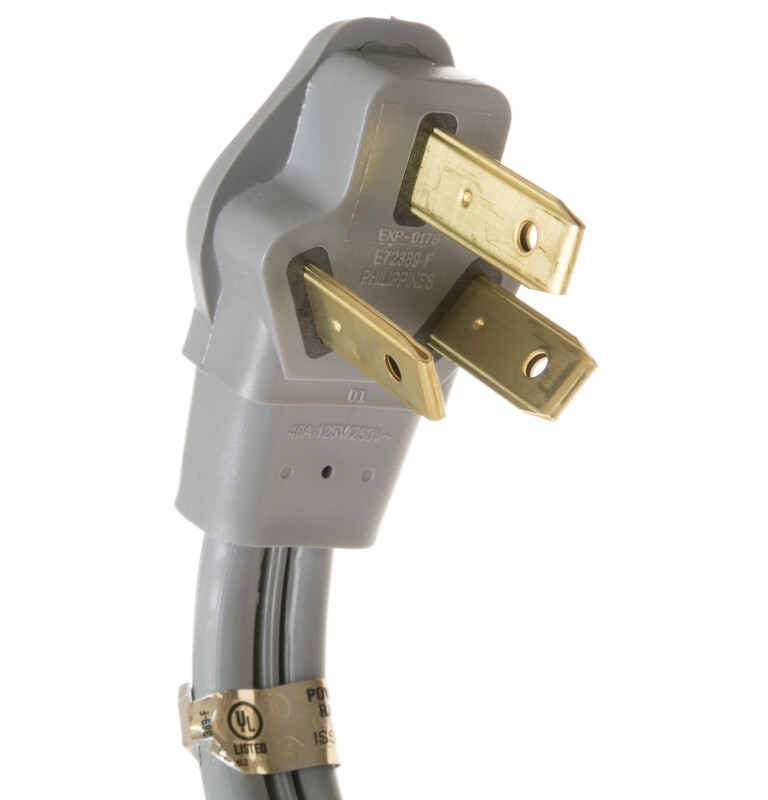 6' 40amp 3 wire range cord WX09X10008, product image 3 of 3