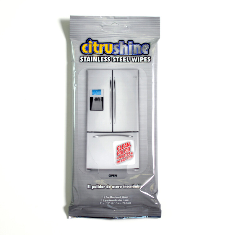 Citrushine Stainless Steel Wipes - 15 count WX10X10007