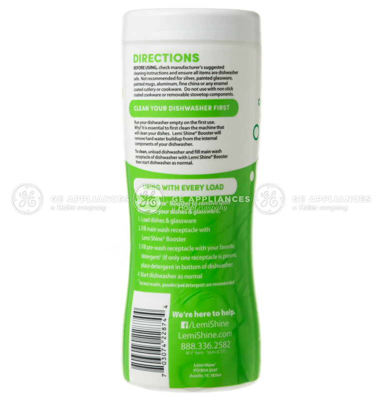 LemiShine Dishwasher Cleaner WX10X10019, product image 3 of 3