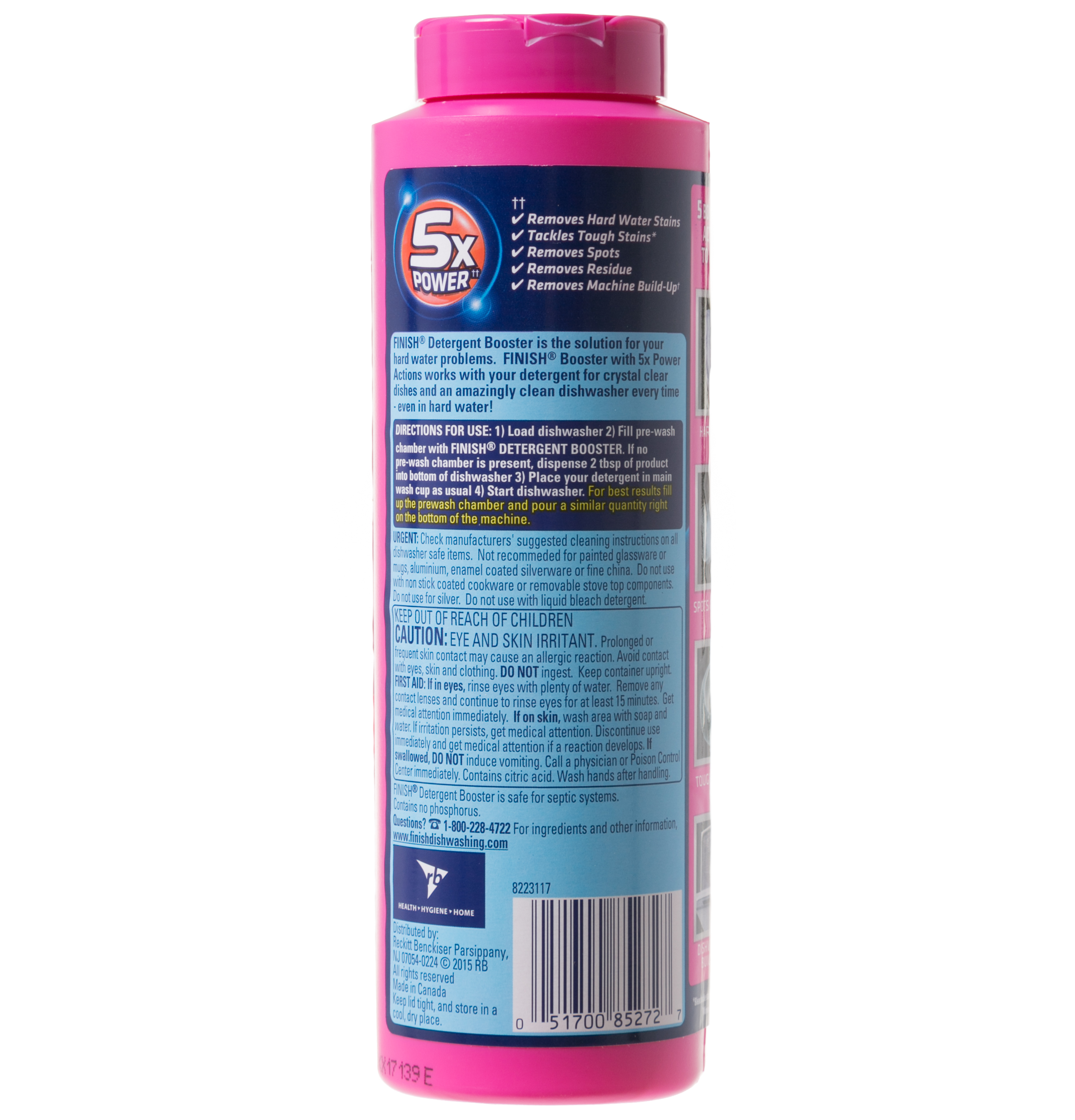 Dishwasher Finish Detergent Booster WX10X10022, product image 2 of 2