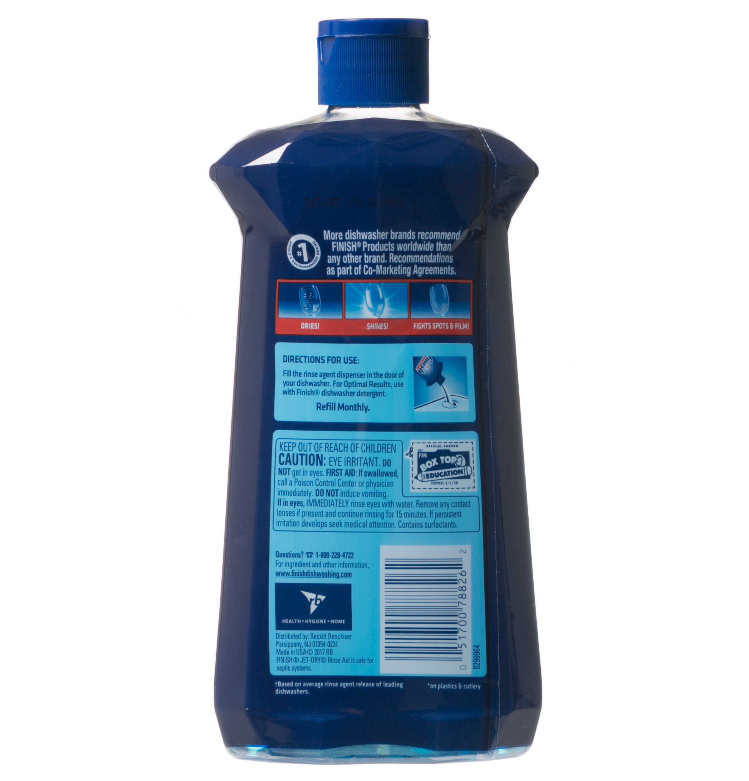 Dishwasher Finish Jet-Dry Rinse Aid WX10X10210, product image 2 of 2