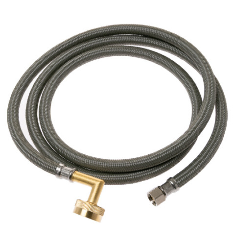 Dishwasher 6 Ft Braided Install Hose With 3/4 Inch Elbow WX28X331