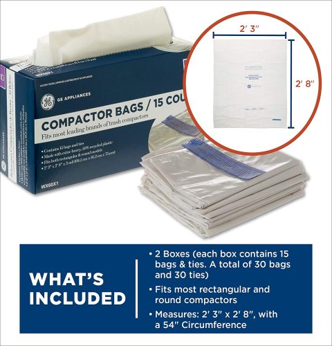 Compactor Bags 2 Pack WX60X12PK