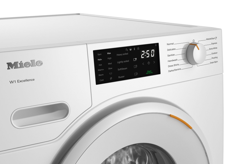 24" W1 Front Load Washer Wifi (Lotus White) WXD160WCSLW