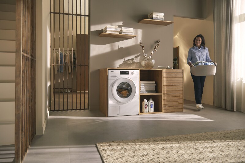 24" W1 Front Load Washer Wifi (Lotus White) WXD160WCSLW