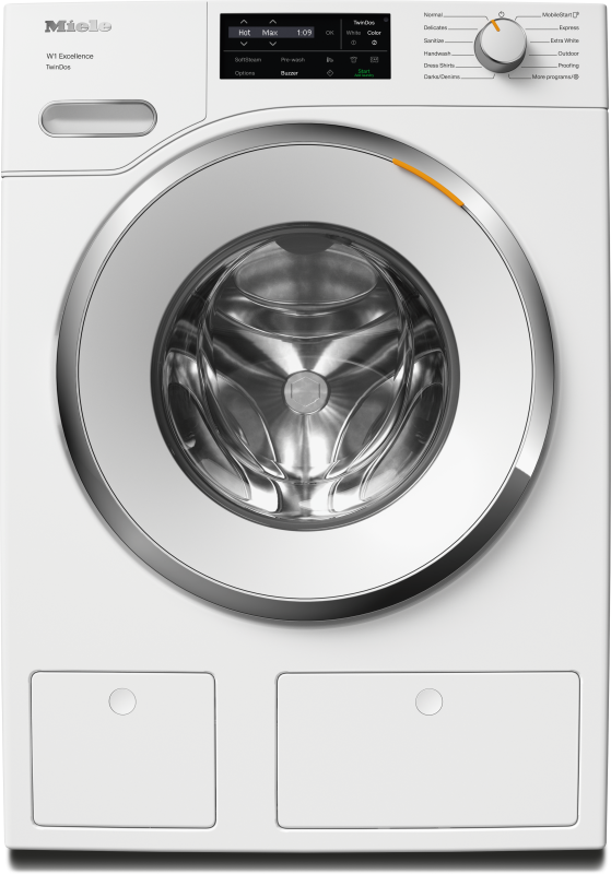 24" W1 Front Load Washer TDos Wifi WXF660WCSLW