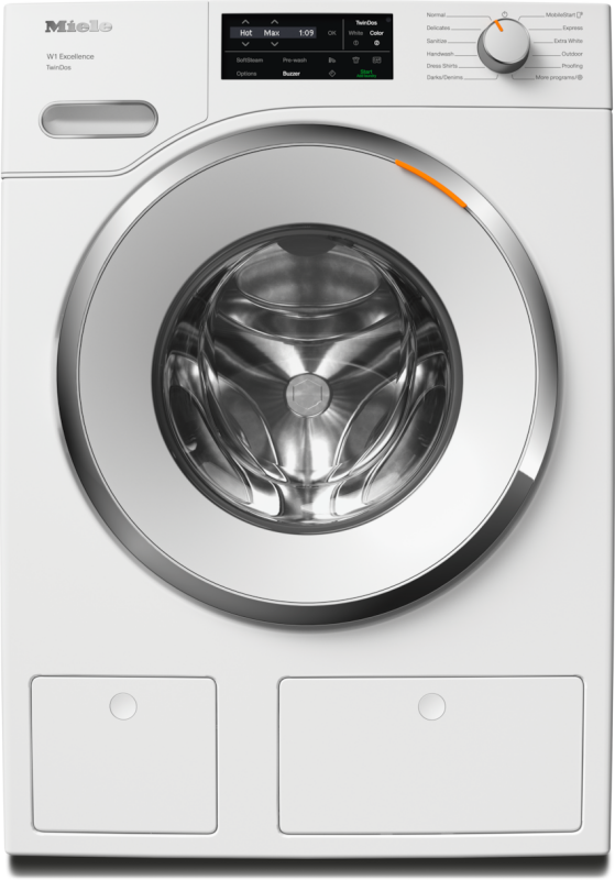 W1 front‑loading washing machine: With TwinDos and Miele@home for smart laundry care and maximum convenience. WXF660WCSTDOS