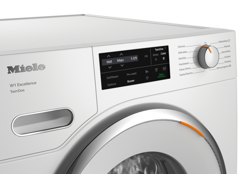 W1 front‑loading washing machine: With TwinDos and Miele@home for smart laundry care and maximum convenience. WXF660WCSTDOS