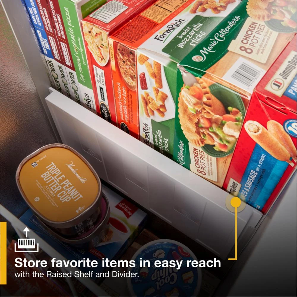 9 Cu. Ft. Convertible Freezer to Refrigerator with Baskets WZC3209LW, product image 15 of 26