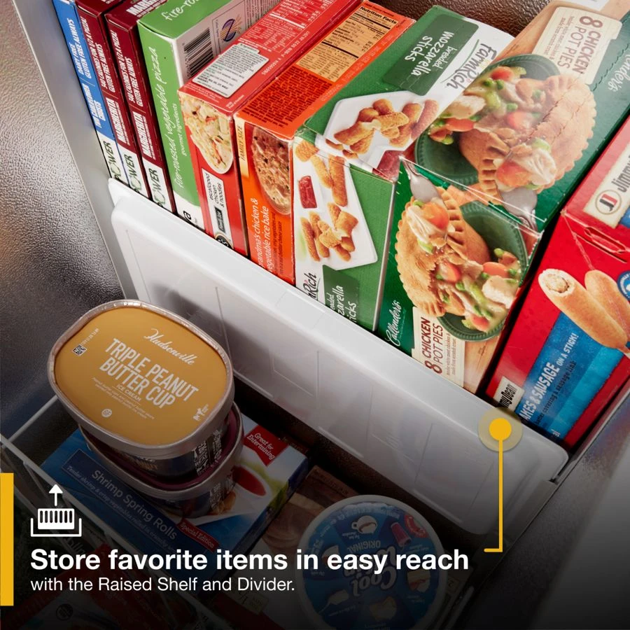 16 Cu. Ft. Convertible Chest Freezer with 3 Storage Levels view 8