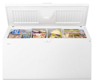 22 cu. ft. Chest Freezer with Extra-Large Capacity and Temperature Alarm WZC5422DW, product image 3 of 5