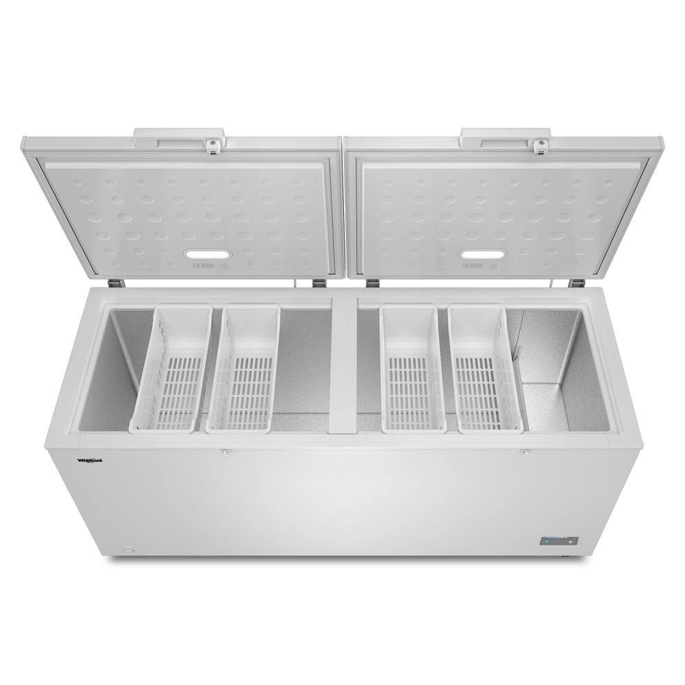 22 cu. ft. Convertible Freezer-to-Fridge Chest Freezer with 4 Storage Baskets WZCC5522TW