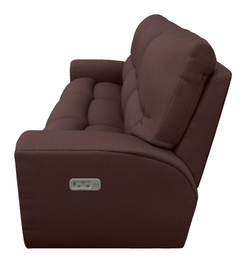 Cassian Power Reclining Sofa w/ Headrest & Lumbar - X44802 X44802