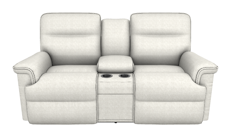 Jay Power Reclining Loveseat w/ Headrest, Lumbar & Console - X49706 X49706