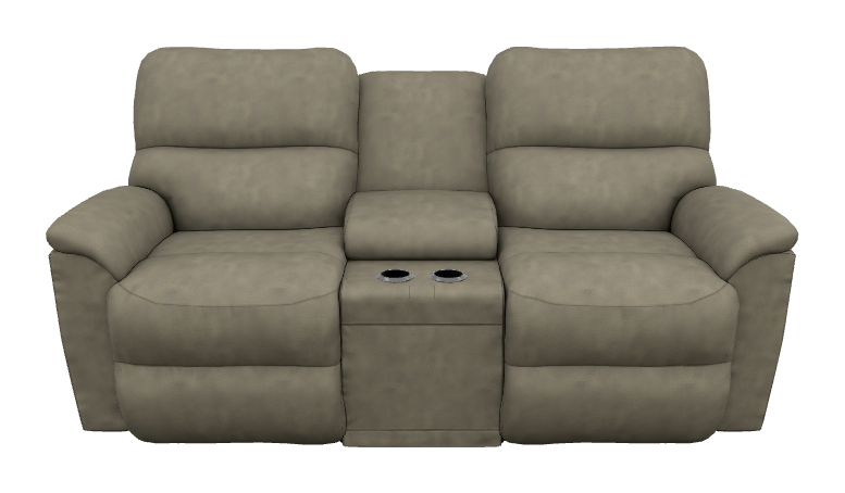 Brooks Power Reclining Loveseat w/ Console Headrest & Lumbar - X49727 X49727