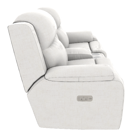 Dorian Power Reclining Loveseat w/ Headrest, Lumbar & Console - X49755 X49755
