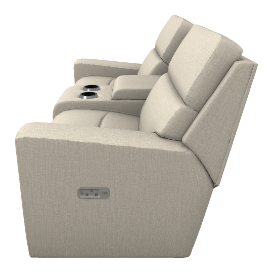 Apollo Power Reclining Loveseat w/ Console Headrest & Lumbar - X49757 X49757