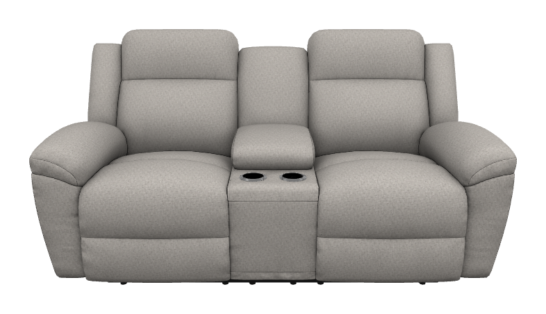 Joel Power Reclining Loveseat w/ Headrest, Lumbar & Console - X49761 X49761