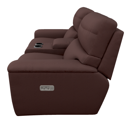 Ava Power Reclining Loveseat w/ Console Headrest & Lumbar - X49769 X49769