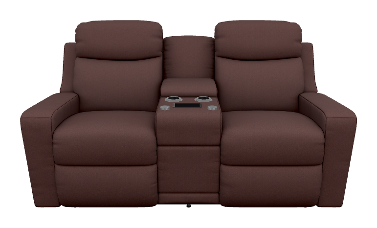 Emmons Power Reclining Loveseat w/ Headrest, Lumbar & Console - X49781 X49781