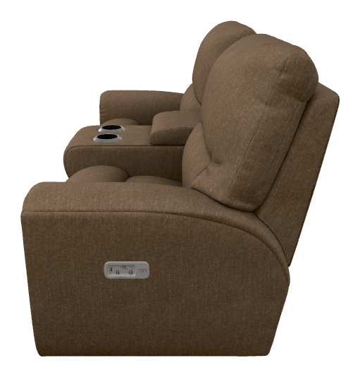 Cassian Power Reclining Loveseat w/ Headrest, Lumbar & Console - X49802 X49802