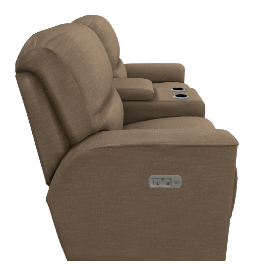 Cade Power Reclining Loveseat w/ Headrest, Lumbar & Console - X49803 X49803