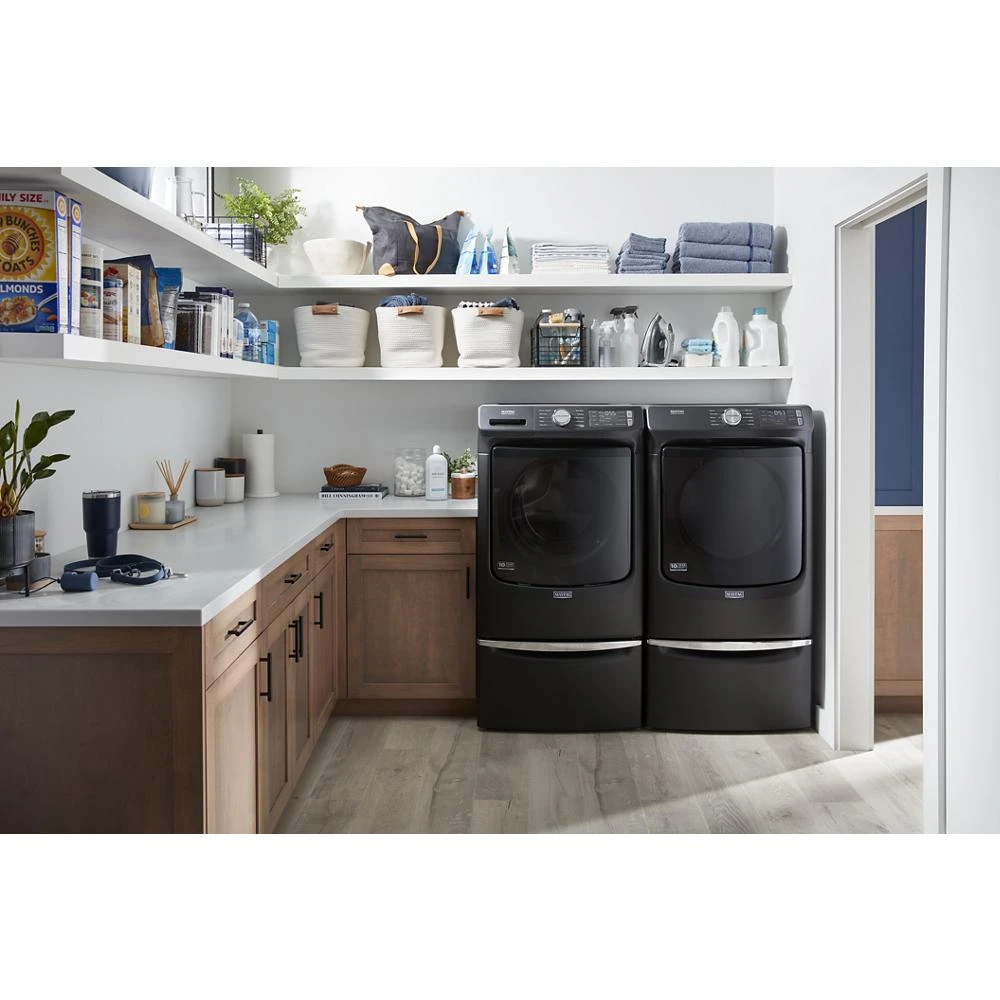 15.5" Pedestal for Front Load Washer and Dryer with Storage view 15